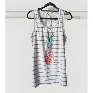 Reel Legends Linnea Szymanski Keep It Cool Size L Pineapple Tank Top Women’s